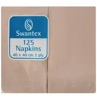 Swantex Servetten | Papier | Composteerbaar | 1/8 Vouw | 2-Laags | 2000 Stuks | 400x400mm