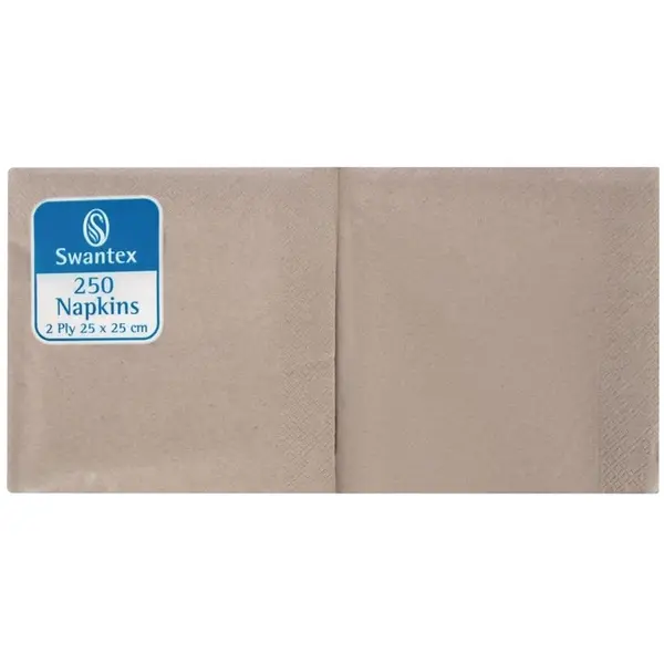 Cocktailservetten | Papier | Composteerbaar | 2-Laags | 2000 Stuks | 250x250mm