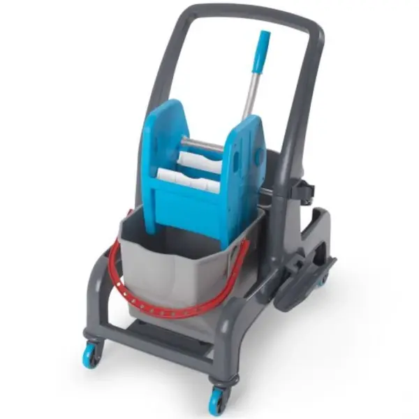 Duo Rolemmer + Wringer | ProCart | Grijs/Blauw | 25+25L | 730x580x920(h)mm