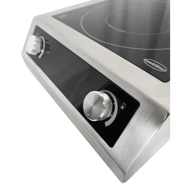 Inductiekookplaat | 2 Kookpunten (Ø280mm) | 60°C/240°C | 7kW (400V) | 408x700x145(h)mm