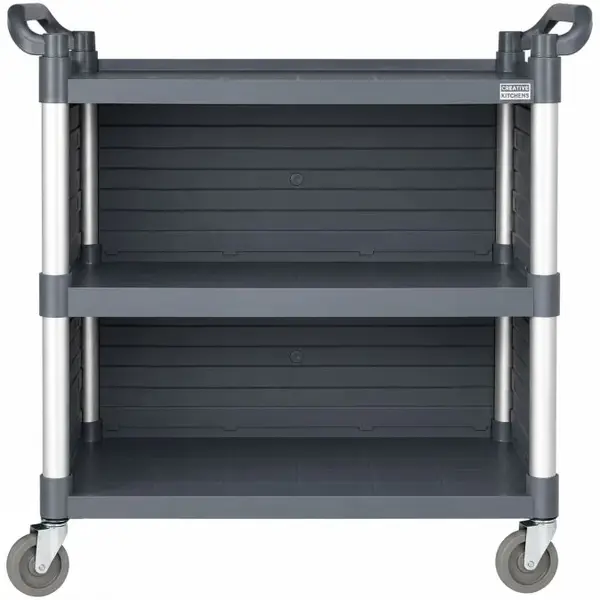 Serveerwagen | Kunststof | 3 Niveaus (842x486) | Wielen (Geremd) | 1010x500x960(h)mm