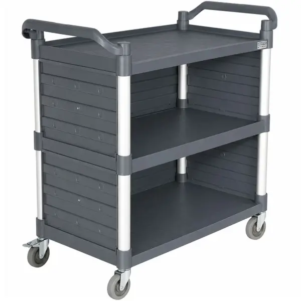 Serveerwagen | Kunststof | 3 Niveaus (842x486) | Wielen (Geremd) | 1010x500x960(h)mm