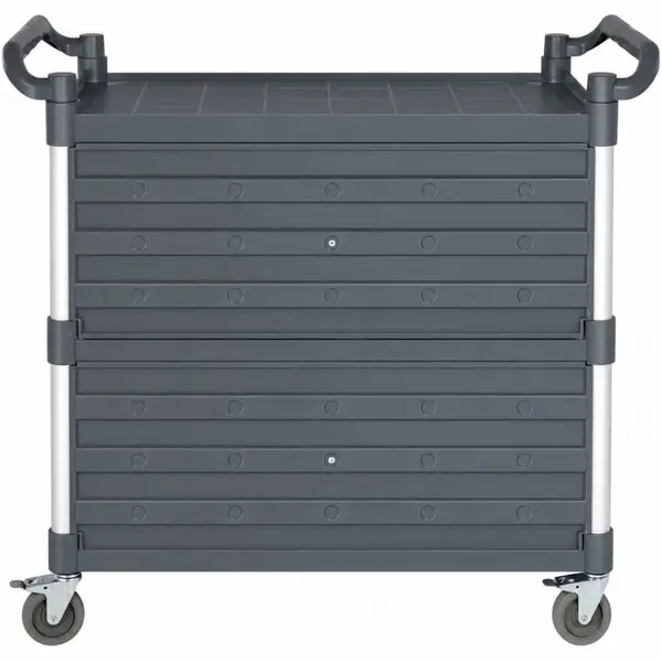 Serveerwagen | Kunststof | 3 Niveaus (842x486) | Wielen (Geremd) | 1010x500x960(h)mm