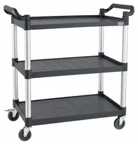 CombiSteel Serveerwagen | Kunststof | 3 Niveaus | Wielen (Geremd) | 1010x500x980(h)mm
