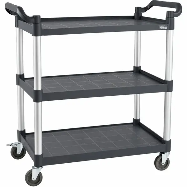 Serveerwagen | Kunststof | 3 Niveaus | Wielen (Geremd) | 1010x500x980(h)mm
