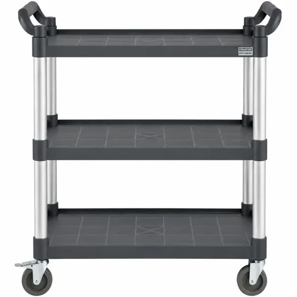 Serveerwagen | Kunststof | 3 Niveaus | Wielen (Geremd) | 1010x500x980(h)mm