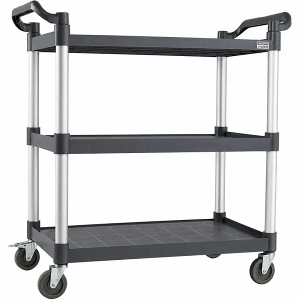Serveerwagen | Kunststof | 3 Niveaus | Wielen (Geremd) | 1010x500x980(h)mm