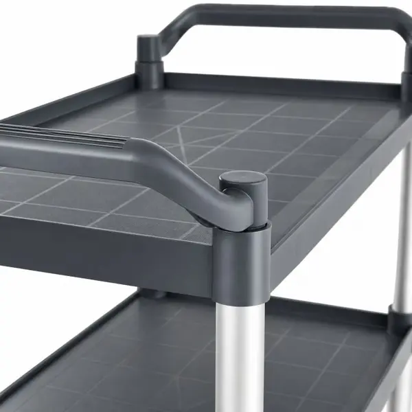 Serveerwagen | Kunststof | 3 Niveaus | Wielen (Geremd) | 1010x500x980(h)mm
