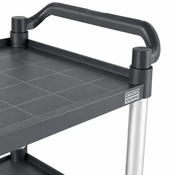 Serveerwagen | Kunststof | 3 Niveaus | Wielen (Geremd) | 1010x500x980(h)mm