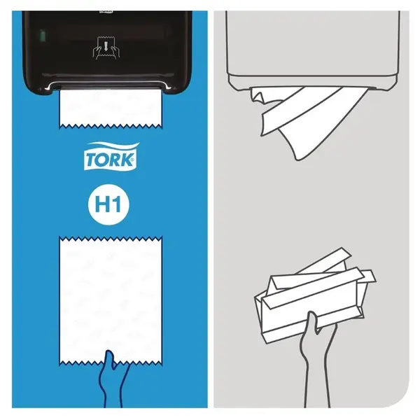Handdoekrol | TORK MATIC | FSC-Papier (2-Laags) | Wit | 150m/Rol | 6 Rollen | ECO-Keurmerk | 210mm