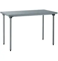 Tournus Werktafel | RVS | Zelfmontage | 1600x700x900/930(h)mm