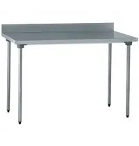 Tournus Werktafel | RVS | Achteropstand | Zelfmontage | 1200x700x900/930(h)mm