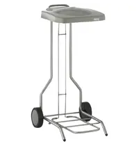 Tournus Afvalzakhouder | RVS | 130L | Klapdeksel | Wielen | 450x535x900(h)mm