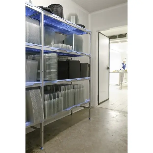 Stelling | Aluminium/Kunststof | 4 Schappen | Zware Belasting | 1092x400x1750(h)mm
