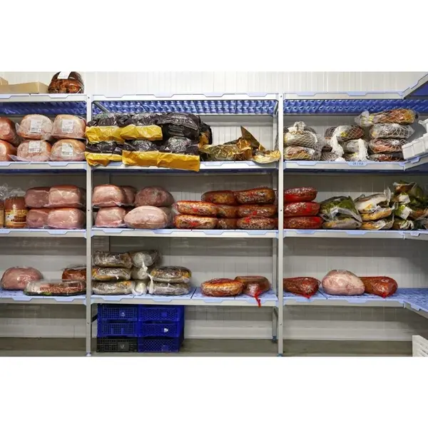 Stelling | Aluminium/Kunststof | 4 Schappen | Zware Belasting | 1292x400x1750(h)mm
