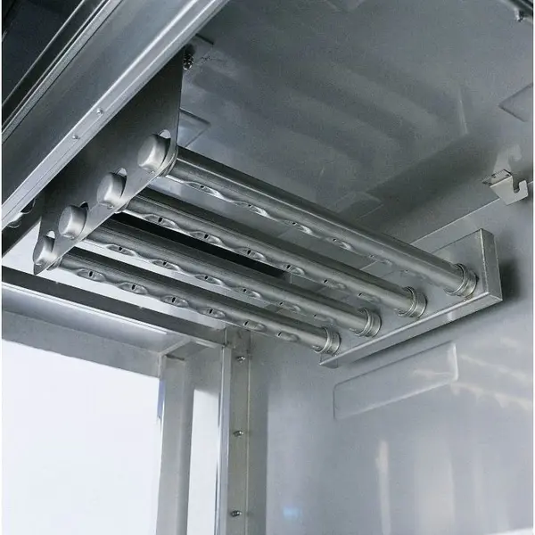 Korventransport Vaatwasser | Mand 500x500 | 70/90/100 Korven/u | 400V | Dubbelwandig | 2100x790x1925(h)mm