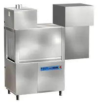 CombiSteel Korventransport Vaatwasser | Mand 500x500 | 70/90/100 Korven/u | 400V | Dubbelwandig | 2100x790x1925(h)mm