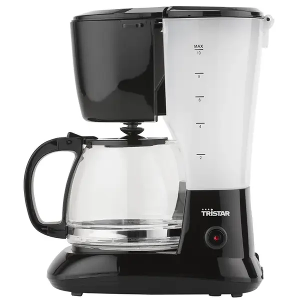 Koffiezetapparaat | Kunststof | Enkel | 1.25L | Warmhoudfunctie | Incl.  Glazen Kannen | 0.75kW (230V) | 170x245x295(h)mm