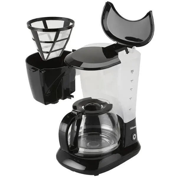 Koffiezetapparaat | Kunststof | Enkel | 1.25L | Warmhoudfunctie | Incl.  Glazen Kannen | 0.75kW (230V) | 170x245x295(h)mm