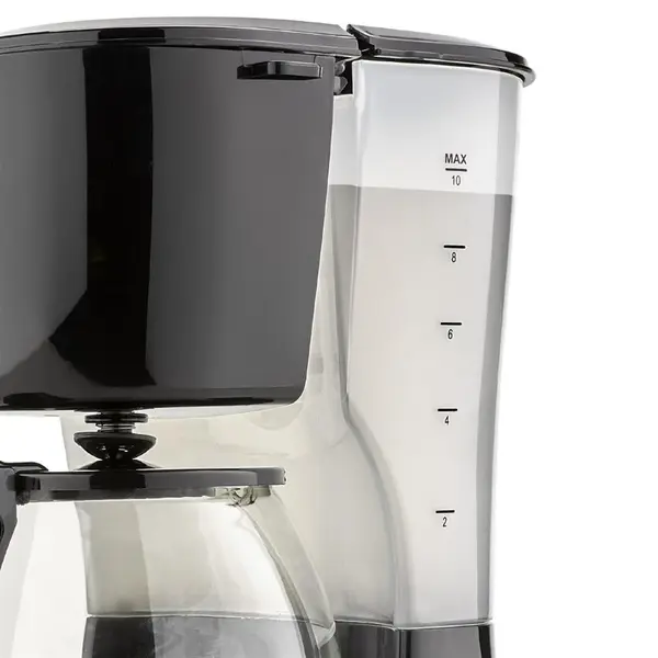 Koffiezetapparaat | Kunststof | Enkel | 1.25L | Warmhoudfunctie | Incl.  Glazen Kannen | 0.75kW (230V) | 170x245x295(h)mm