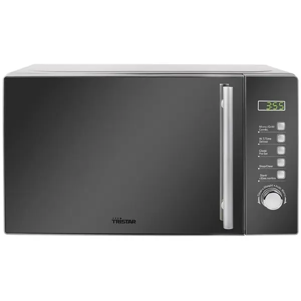 Combimagnetron | Zwart | 20L | 800W | Grillfunctie | Programmering | 230V | 440x365x260(h)mm