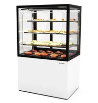 SAYL Warmhoudvitrine | INTEGRA | Wit/Zwart | 60°C/70°C | Geventileerd | 4 Niveaus | Zelfbediening | 3.05kW (230V) | Touchscreen | Wielen (Geremd) | 1000x600x1400(h)mm