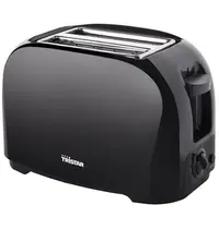 Tristar Broodrooster | Kunststof | Zwart | 2 Sleuven | Kruimellade | 0.8kW (230V) | 296x178x178(h)mm