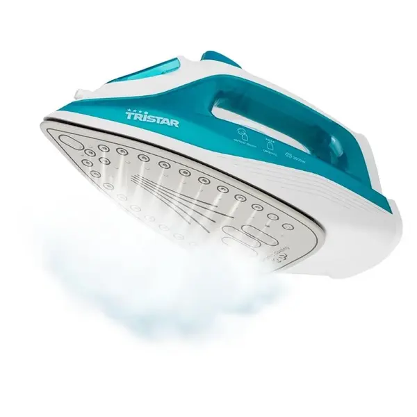 Stoomstrijkijzer | Kunststof | Keramische Zoolplaat | 16g/min | Zelfreinigend | 2kW (230V) | 275x115x140(h)mm