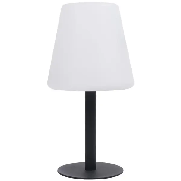 Tafellamp | Wit/Zwart | Incl. Lichtbron (Dimbaar) | Draadloos | 170x255(h)mm