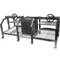 ElanGrill In-/Opbouw Houtskoolgrill | GRIGLIE | Verstelbare Grillhoogte | Incl. Vuurhaard | 2100x900x883(h)mm