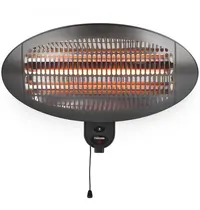Tristar Terras-verwarmer | Elektrisch | Kunststof | 2kW (230V) | Wandmontage | Spuitwaterdicht | 493x165(h)mm