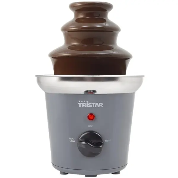 Chocoladefontein | Kunststof/RVS | 0.4L |  Warmhoudfunctie | 32W (230V) | Ø155x225(h)mm