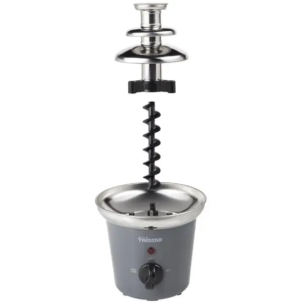 Chocoladefontein | Kunststof/RVS | 0.4L |  Warmhoudfunctie | 32W (230V) | Ø155x225(h)mm