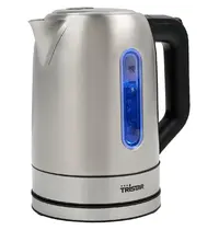 Tristar Waterkoker | RVS/Zwart | 1.7L | ≤100°C | Afneembare Kan | 2.2kW (230V) | 175x215(h)mm