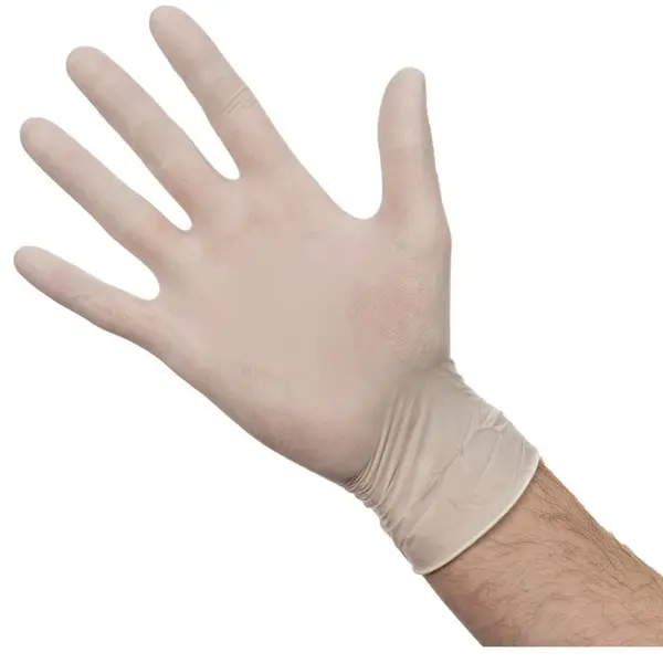 Handschoenen | Latex | Wit | Gepoederd | 100 Stuks | Maat XL