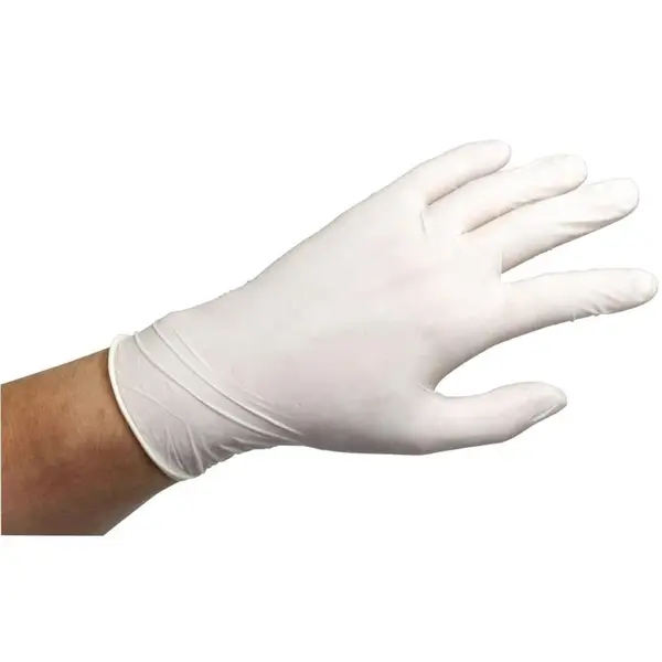 Handschoenen | Latex | Wit | Gepoederd | 100 Stuks | Maat XL