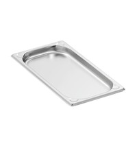 Bartscher GN-Bak | Basic Line | 1/3 GN | 1.1L | 20mm | RVS | Zonder Perforatie