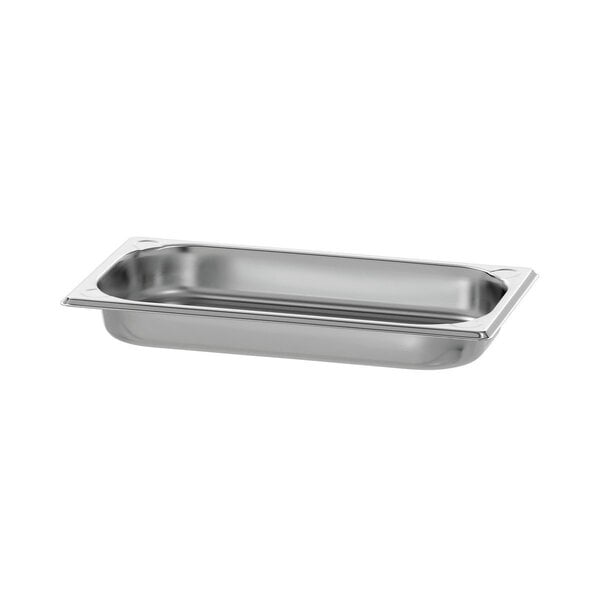 GN-Bak | Basic Line | 1/3 GN | 1.5L | 40mm | RVS | Zonder Perforatie
