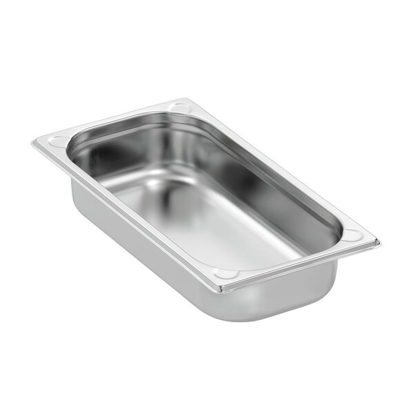 GN-Bak | Basic Line | 1/3 GN | 2.5L | 65mm | RVS | Zonder Perforatie