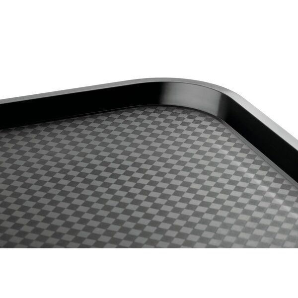 Dienblad | GN110-S | 1/1 GN | Kunststof (Polypropyleen) | Zwart | Gestructureerd Legvlak | Opstelvlak 495x290mm