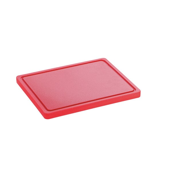 Snijplank | PRO | Rood | Polyethyleen | Met Sapgoot | 325x265x25(h)mm