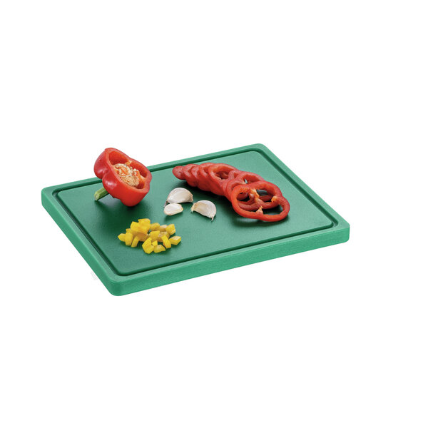 Snijplank | PRO | Groen | Polyethyleen | Met Sapgoot | 325x265x25(h)mm