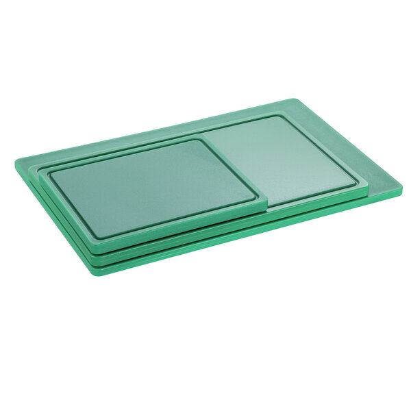 Snijplank | PRO | Groen | Polyethyleen | Met Sapgoot | 325x265x25(h)mm
