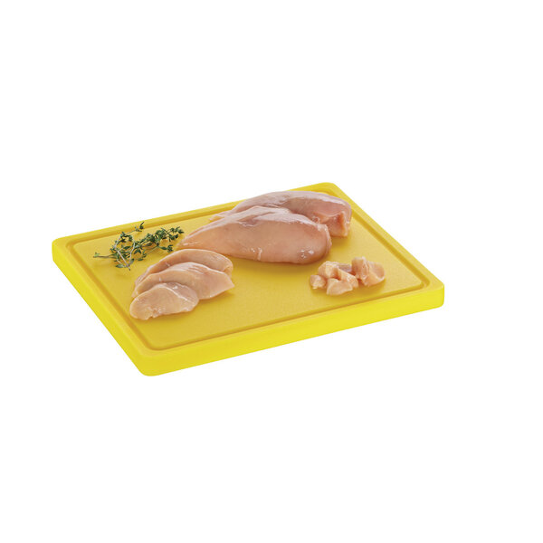 Snijplank | PRO | Geel | Polyethyleen | Met Sapgoot | 325x265x25(h)mm