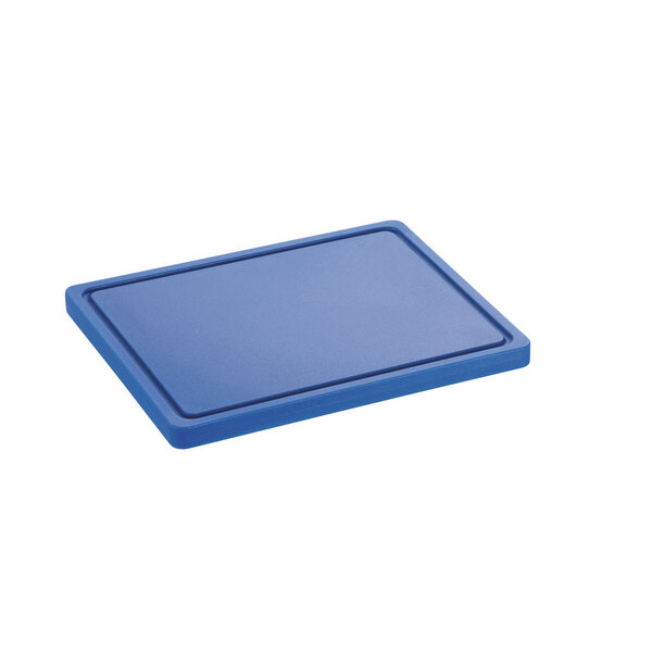 Snijplank | PRO | Polyethyleen | Blauw | Sapgoot | 325x265x25(h)mm