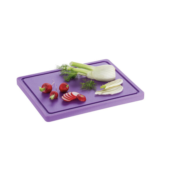 Snijplank | PRO | Polyethyleen | Lila | Sapgoot | 325x265x25(h)mm