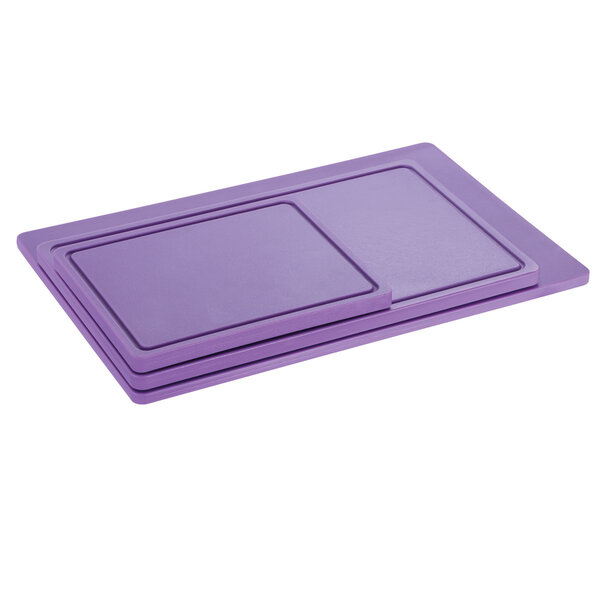 Snijplank | PRO | Polyethyleen | Lila | Sapgoot | 325x265x25(h)mm