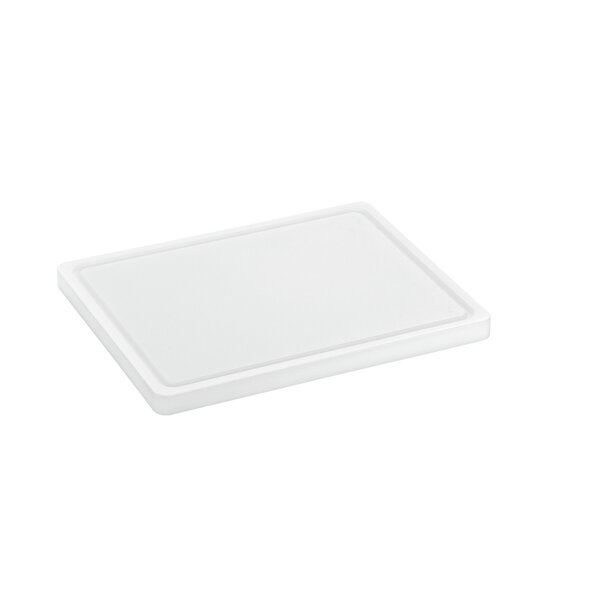 Snijplank | PRO | Polyethyleen | 325x265x25mm | Wit | Sapgoot