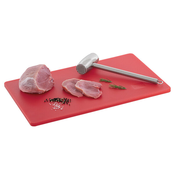 Snijplank | Easy | Polyethyleen | Rood | HACCP-Conform | 530x325x14mm