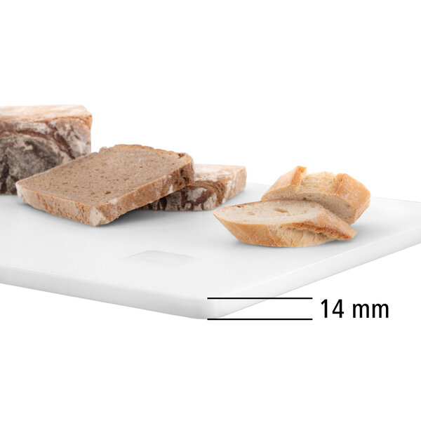 Snijplank | Easy | Polyethyleen | Wit | HACCP-Conform | 530x325x14mm